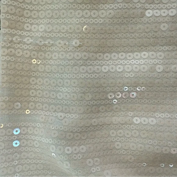 Reformation Elegant Cream Sequin Women's Crop Top Size 14 - Picture 6 of 12